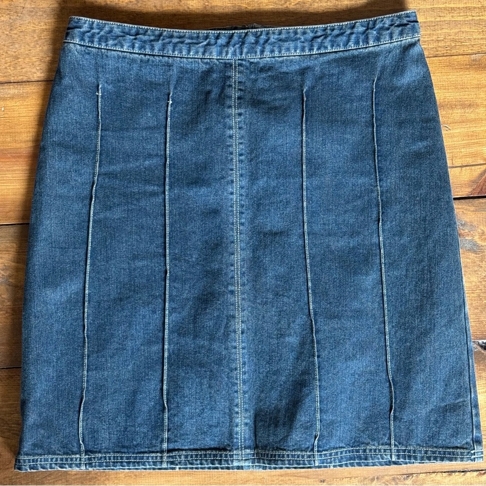 Mossimo Supply Co. Dark Blue Denim Pencil Skirt